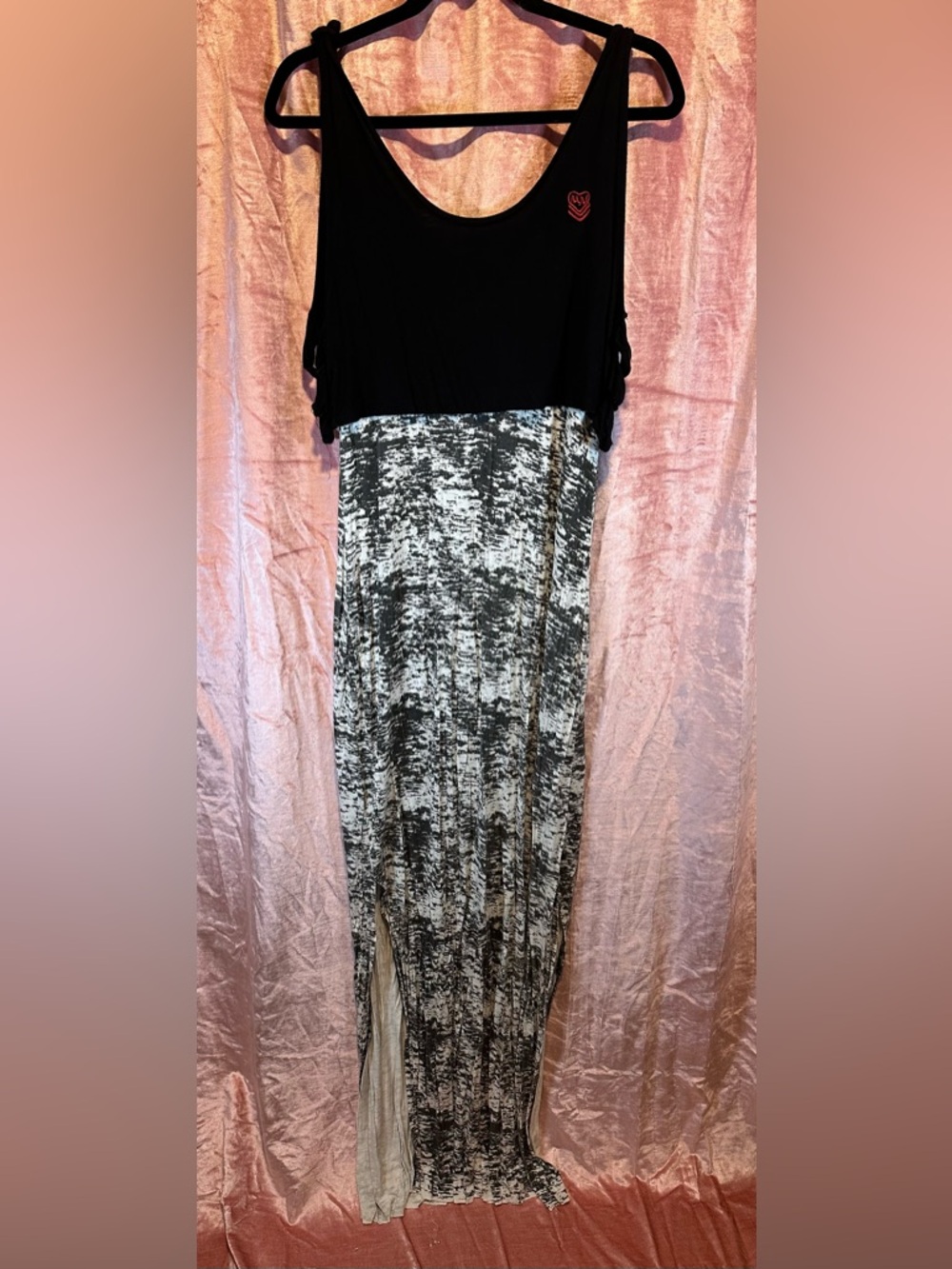 Metal Mulisha Black and White Maxi Dress